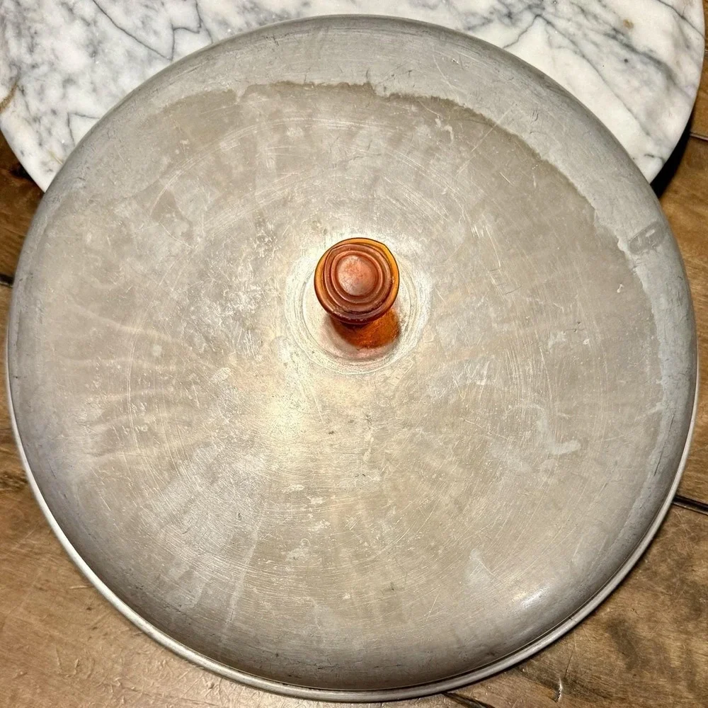 VTG 1960s 60s MCM Wear-Ever 6qt‎ Aluminum 2168 Stew Stock Soup Pot Lid USA